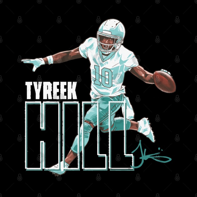 Tyreek Hill Miami Stance by ClarityMacaws