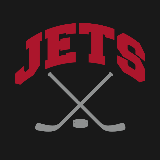 Jets Hockey Small Logo by CovpaTees