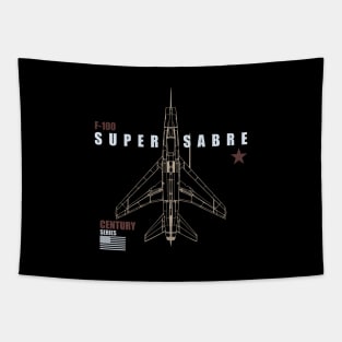 F-100 Super Sabre Tapestry