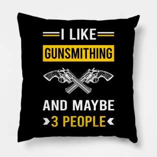 3 People Gunsmithing Gunsmith Pillow