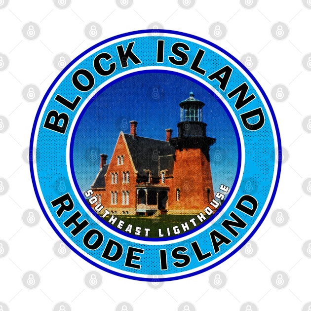 Block Island Rhode Island Southeast Lighthouse by TravelTime