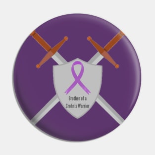 Brother of a Crohn’s Warrior Pin