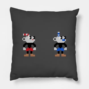 Cuphead 8 Bit Pixelart Pillow