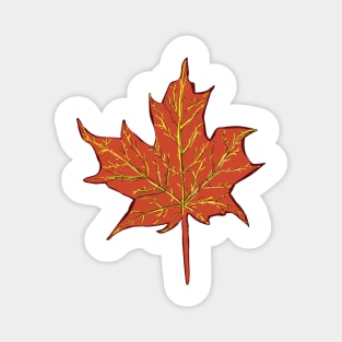 Autumn Leaf Magnet