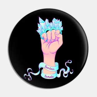 'Fearless Female' Women's Achievement Shirt Pin