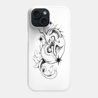 Pencil Tattoo Baby Dragon Phone Case