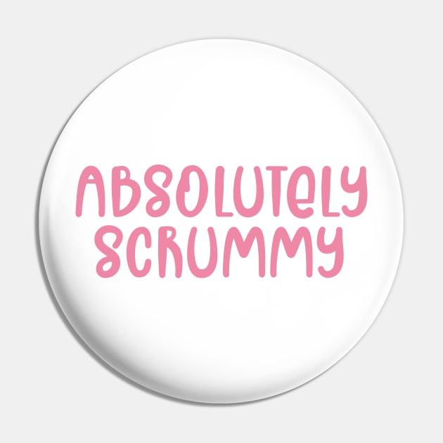 absolutely scrummy pink Pin by shimodesign