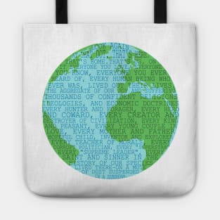 Pale blue dot Tote