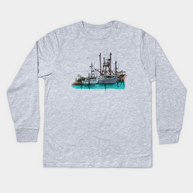 fishing boat montauk montauk fishing boats fishing kids long sleeve t shirt fishing boat montauk montauk fishing boats fishing kids long sleeve t shirt