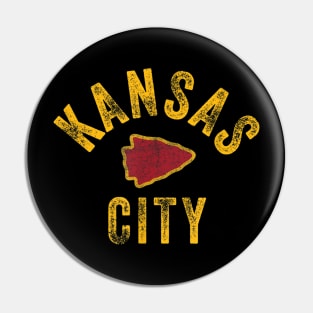 Kansas City Vintage Arrowhead Kc Fan Local Pin