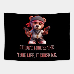 Thug teddy bear Tapestry