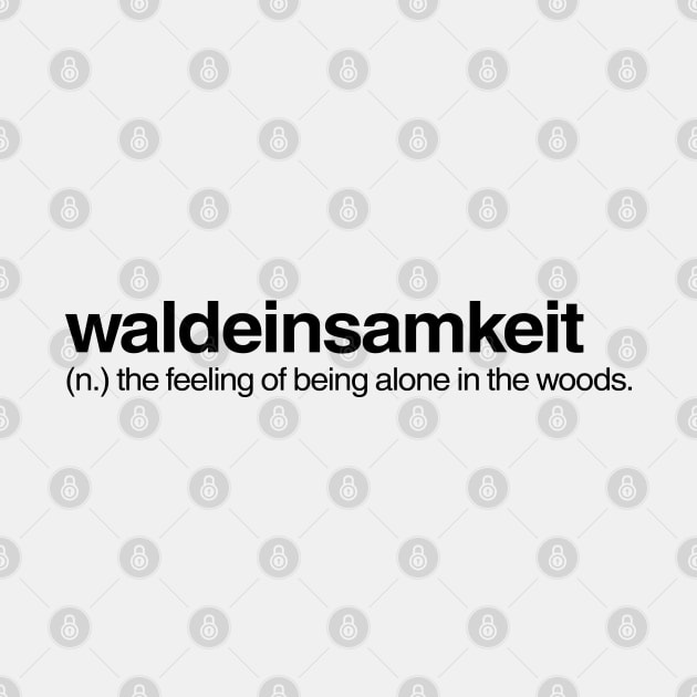 Waldeinsamkit by Onomatophilia