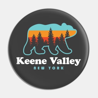 Keene Valley NY Adirondacks Bear Adirondack Mountains Pin