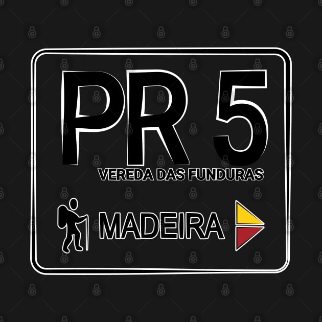 Madeira Island PR5 VEREDA DAS FUNDURAS logo by Donaby