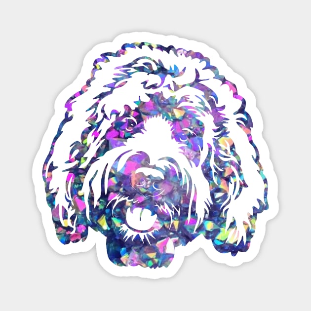 Golden doodle Magnet by Haily_brown