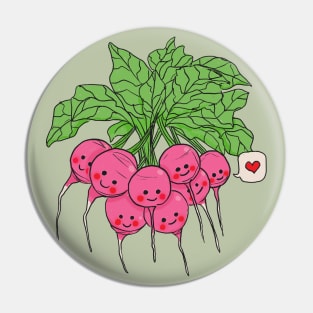 The Happy Radish Club Pin