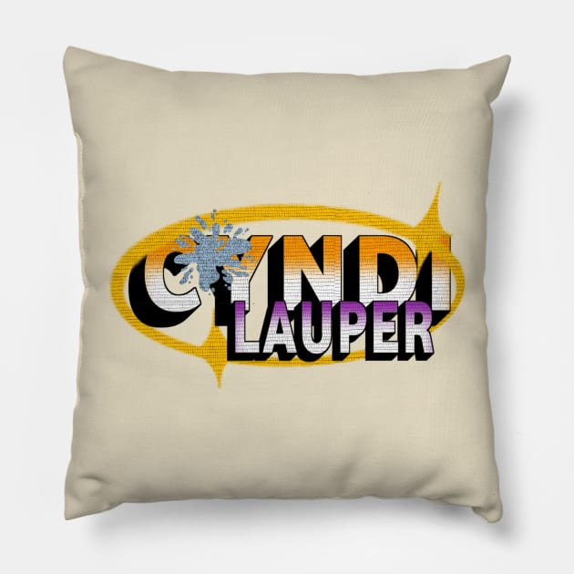 cyndi lauper Pillow by 24pass0