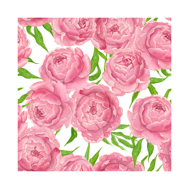 pink peonies watercolor peony t shirt teepublic