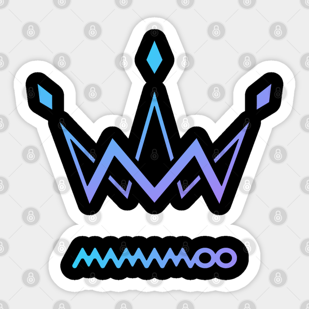 Mamamoo Logo Purple Mamamoo Sticker Teepublic Silver haired byul is back?!? mamamoo logo purple
