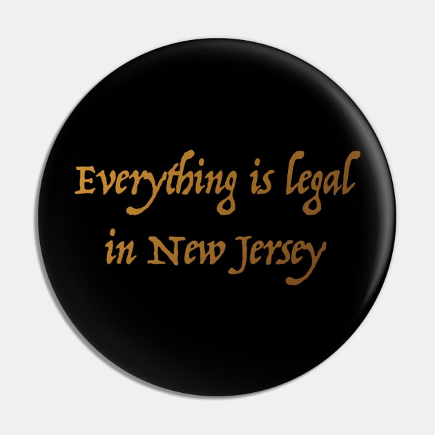 New Jersey Pin by Swift Art