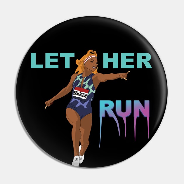 Sha'Carri Richardson Let Her Run! Pin by Hevding