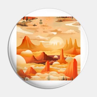 Fantasy Landscapes Desert Pattern 2 Pin