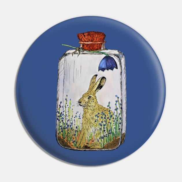 Hare Bell Pin by ungildedlily