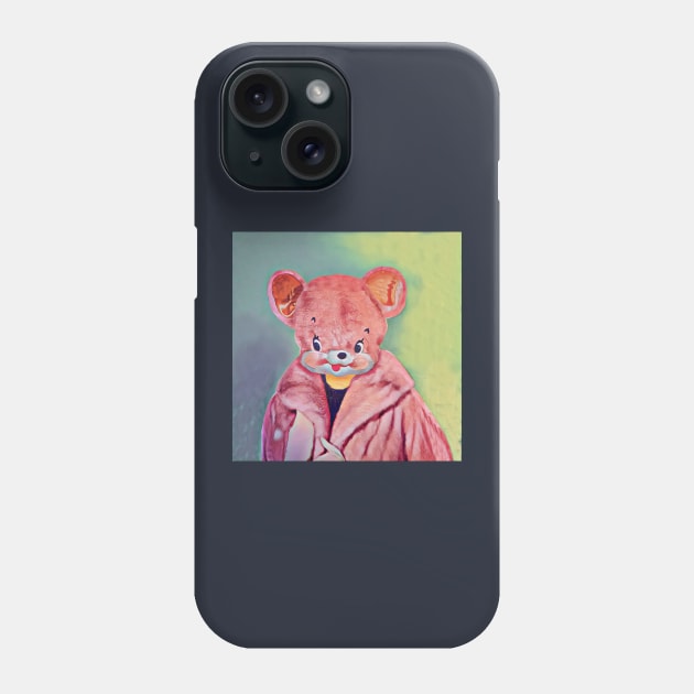 Glamour Bear Phone Case by funhousejen