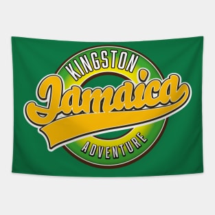 Kingston Jamaica vintage style logo Tapestry