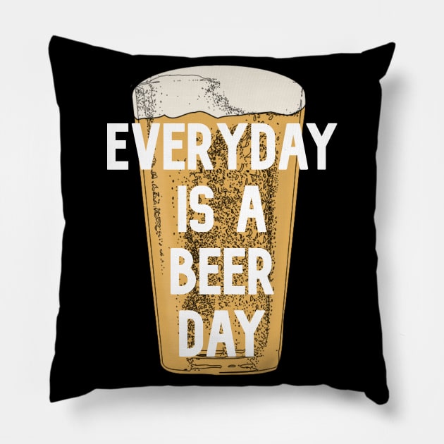 Father's Day | Best Gift For Father | Beer Day | Gift For Bro Pillow by waltzart