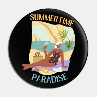 Summertime paradise fun vacation lover beach girl Pin