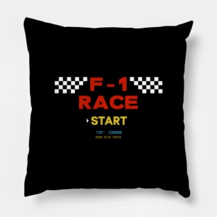 F-1 Race game: START! Pillow