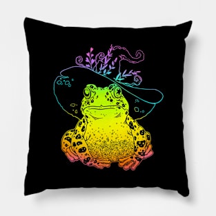 Witchy Frog Pillow