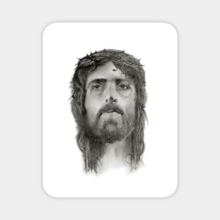 Portrait of Jesus of Nazareth from the Shroud of Turin Magnet