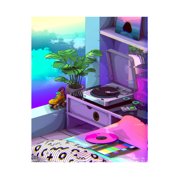 Vaporwave Aesthetic / holo iridescent holographic tumblr vaporwave