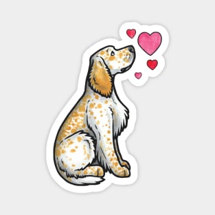 English Setter love Magnet