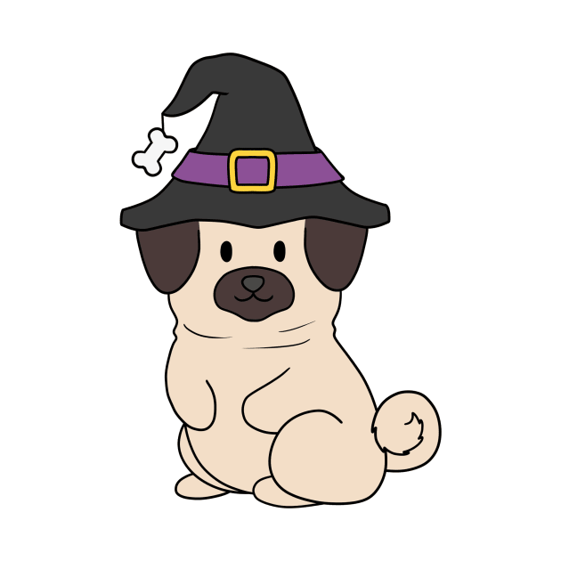 Halloween Pug by BiscuitSnack