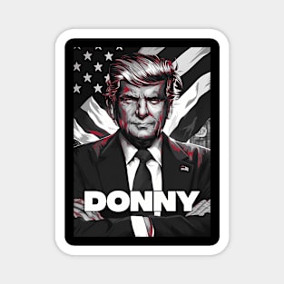 Donny Donald Trump Election American Flag Magnet