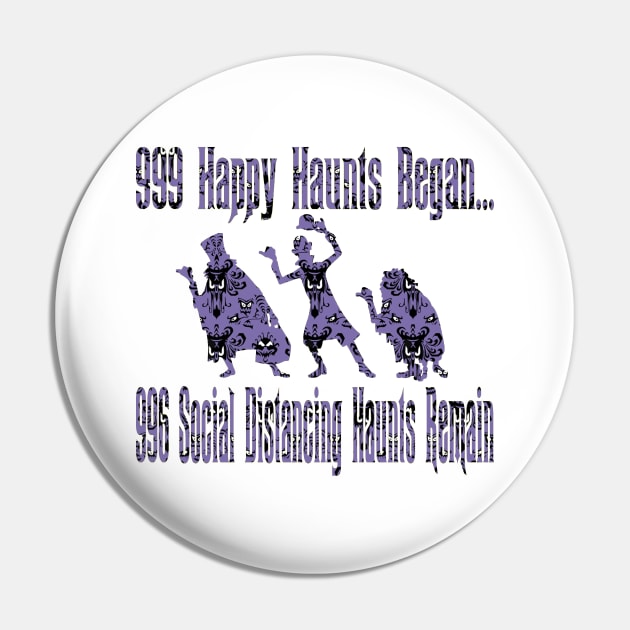 996 Social Distancing Haunts Pin by magicmirror