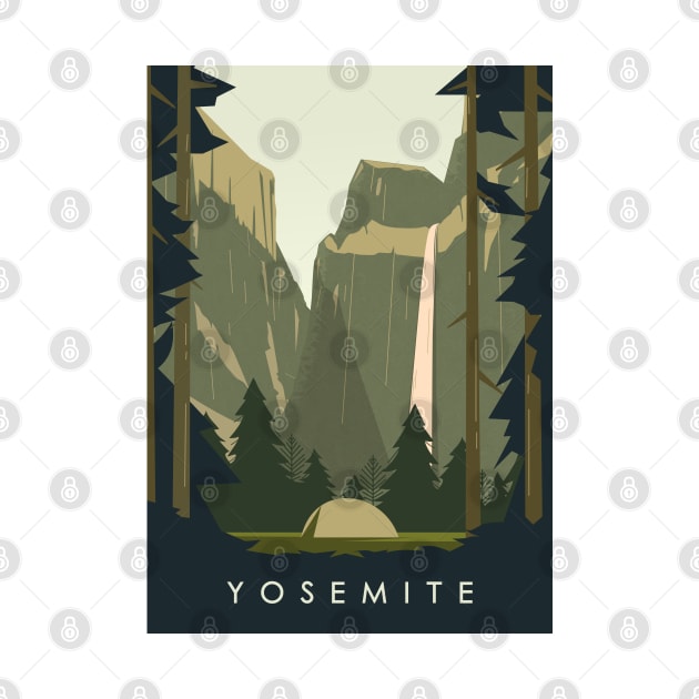 Yosemite falls by Zakaria Azis