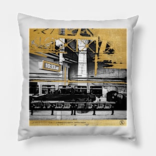 Queen Street Station in Glasgow Pillow