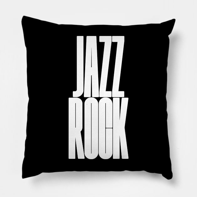 Jazz rock logo Pillow by lkn