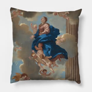 The Assumption of the Virgin by Nicolas Poussin Pillow