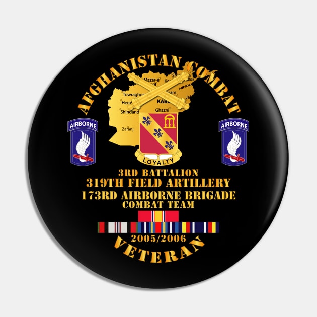 Afghanistan Vet w 3rd Bn 319th FA - 173rd Airborne Bde - OEF - 2005 Pin by twix123844