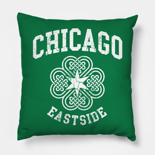 Chicago Eastside Irish St Patrick's Day Pillow by E