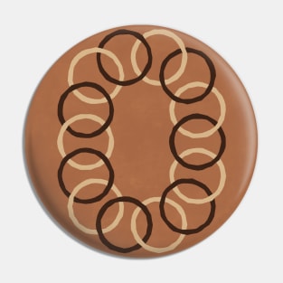 Round Merge - Earth Tones Pin