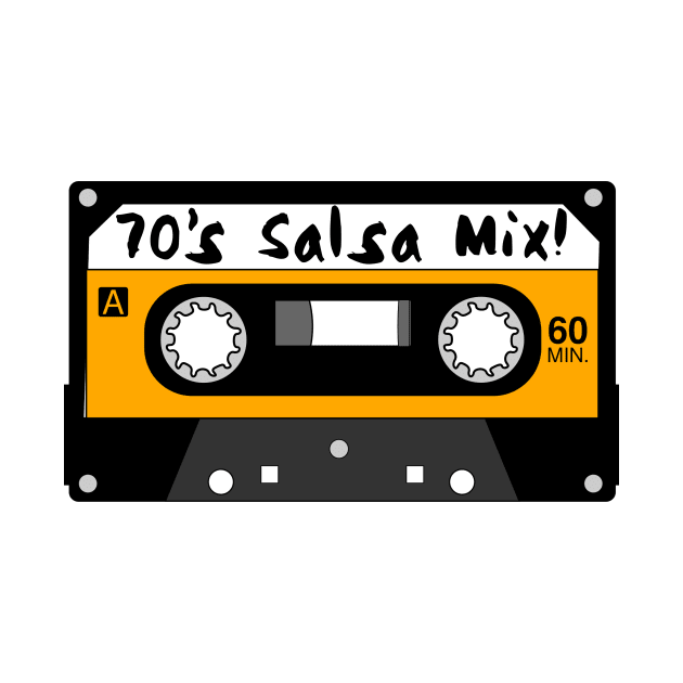 70’s Salsa Mix Tape by MessageOnApparel