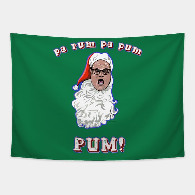 Matt Foley ~ Motivational Santa Tapestry by FanboyMuseum