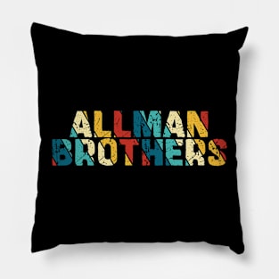 Retro Color - Allman Brothers Pillow