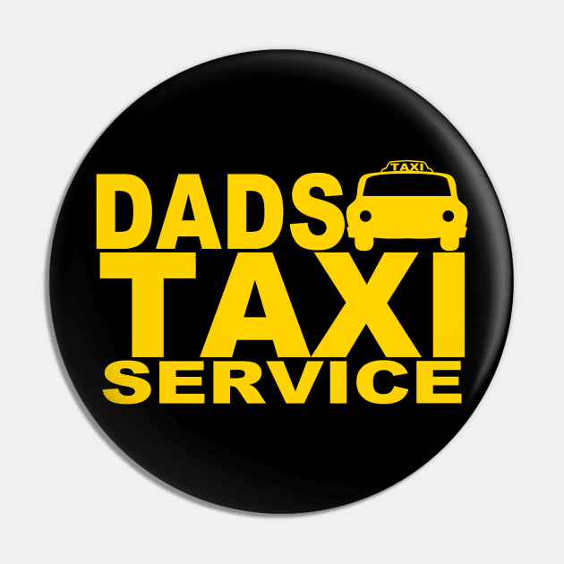 Dads Taxi Pin by LandriArt